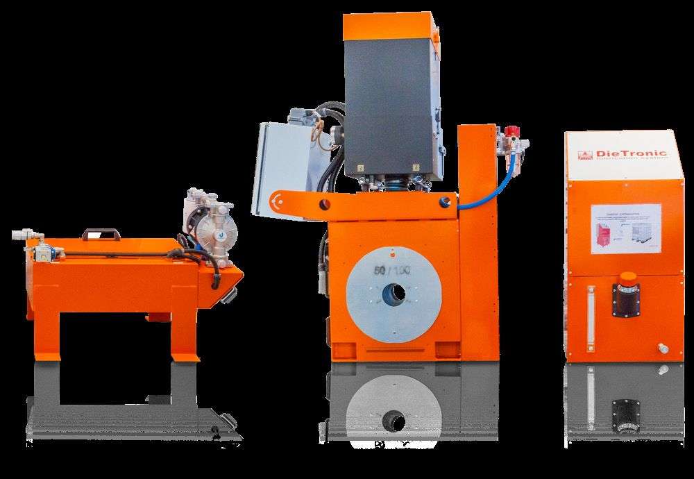 Dietronic product range: anti-rust unit, saw blade lubrication system, and control cabinet