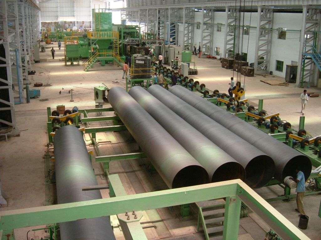 External pipe coating equipment