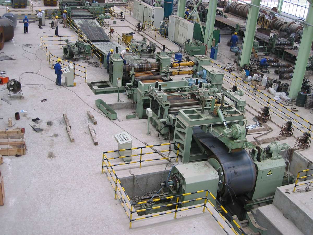 Steel processing line