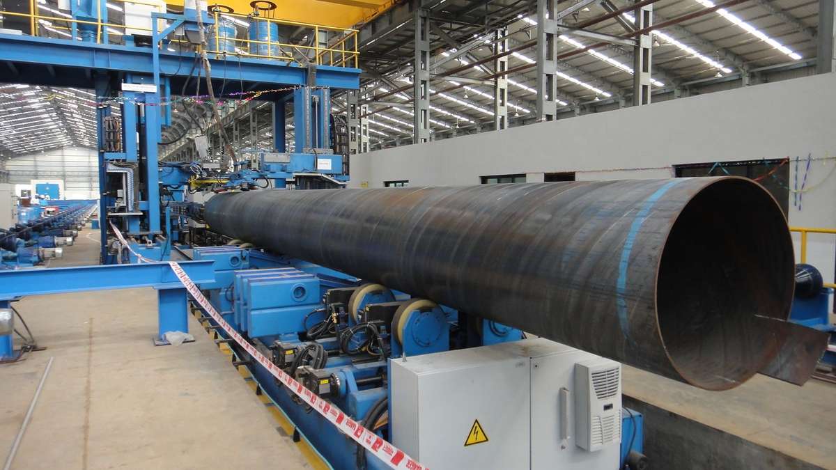 Spiral pipe mill manufacturing equipment