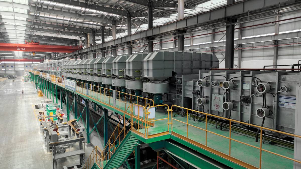Continuous galvanizing line